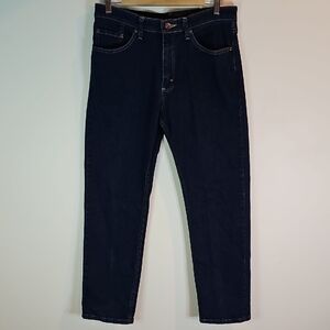 Wrangler Men's Dark Blue Straight Jeans
